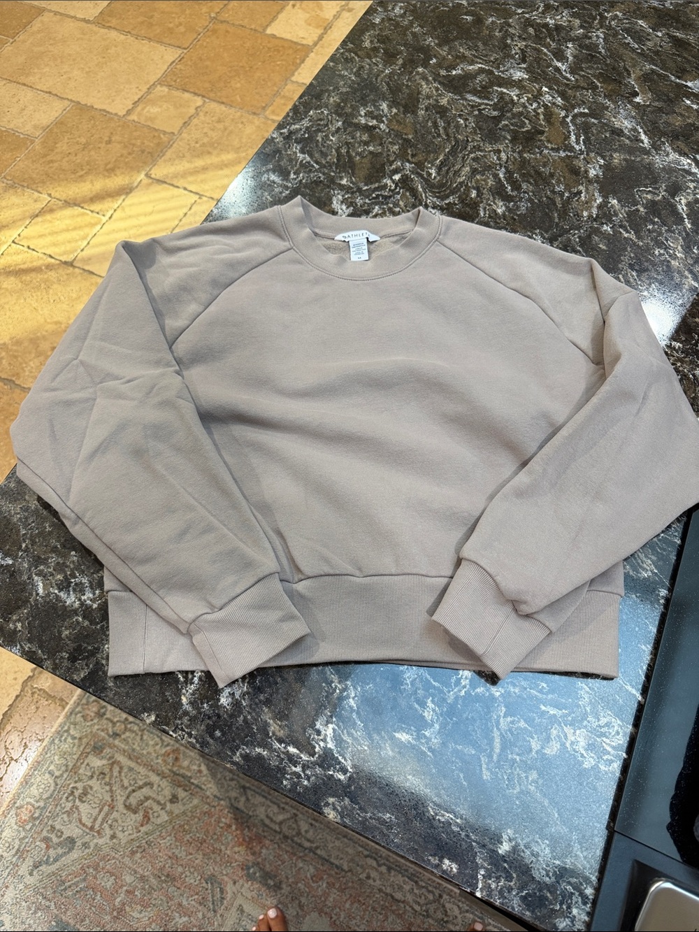 Athleta forever, fleece classic sweatshirt